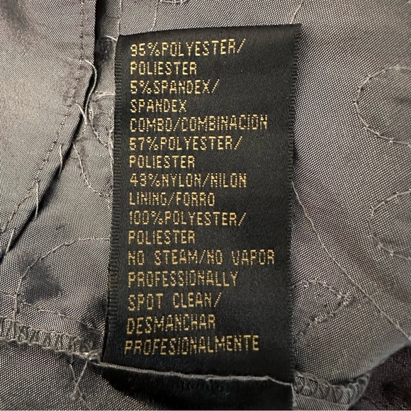 Ignite Evenings Black and Gray Embroidered Midi Dress, 14P - Picture 8 of 13